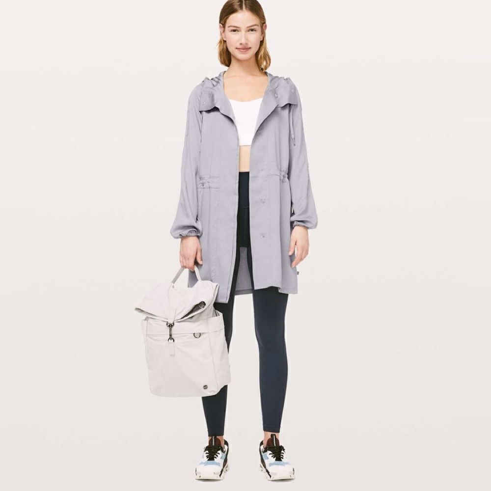 LULULEMON City Stroll Jacket Silverscreen Pastel Colour Womens 4